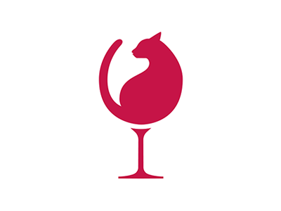 (Not) lonely lady cat club feminism icon logo logotype marc pink wine woman
