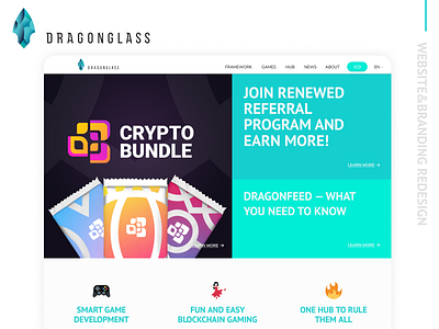 Dragonglass Website&Branding blockchain brand identity branding clean crypto design interface redesign simple ui website