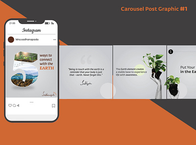 Instagram Carousels brand identity branding carousel design graphic design illustration instagram typography ui