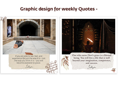Weekly Quotes Design