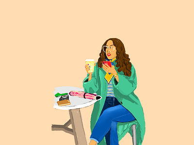 Coffee time illustration