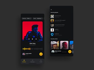 Profile Social Music App