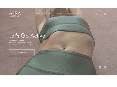 Avira Active | eCommerce Landing Page ui visual identity website design