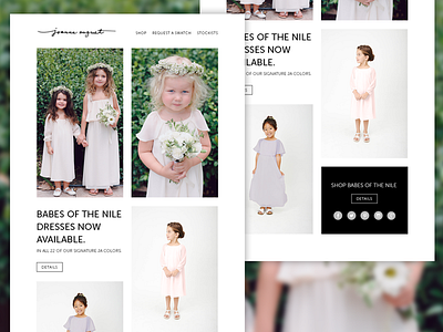 Newsletter bridal fashion minimal mosaic newsletter product wedding