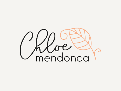 Chloe Mendonca Logo feminine girly logo marketing