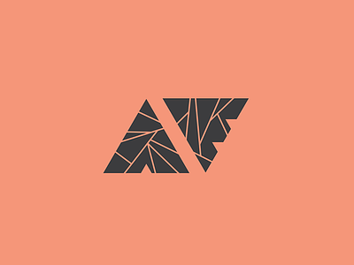 AF monogram logo af branding logo monogram