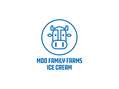 Daily Logo Challenge: 27/50 challenge cow dailylogo dailylogochallenge farm ice cream moo scooop snob