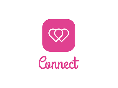Daily Logo Challenge: 41/50 app challenge connect dailylogo dailylogochallenge dating app