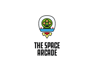 Daily Logo Challenge: 50/50 alien arcade challenge dailylogo dailylogochallenge et games space video