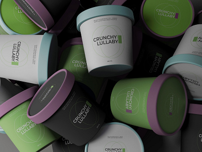 Packaging design for a vegan food brand - CRUNCHY LULLABY