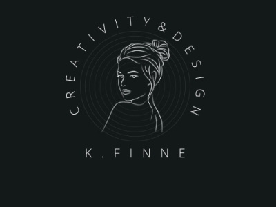 K.Finne Creativity & Design Logo 1 branding graphic design logo