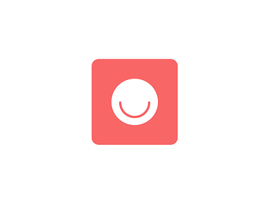 Camera Smile atlanta camera cute designcue icon little minimalist red rounded simple smile startup