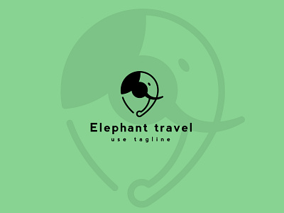 Elephant Logo 3d abstract logo app branding design graphic design illustration logo minimalist logo typography ui unique logo ux vector