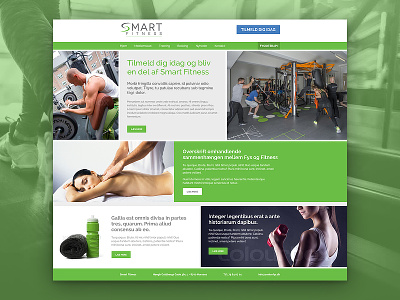 Smart Fitness Webdesign