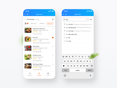 Search | Local food guide (3 of 4) app daily ui design dribbble filter food food app interface mobile quick filter search search bar search engine search results searching ui uiux vietnam