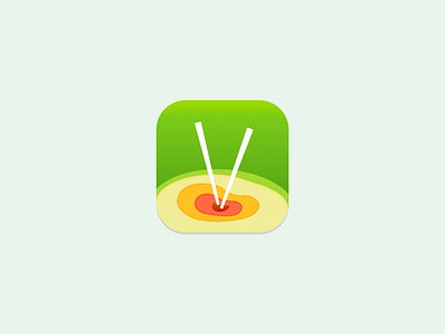 daily ui 05: App Icon | Viet Food app bowl bunbohue challenge chopstick daily ui food green icon noodle ui viet