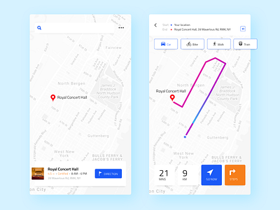 Daily UI 20 Location Tracker