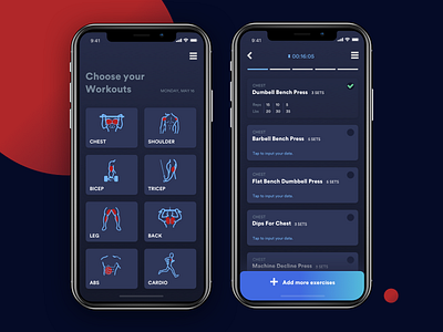 Daily UI 41 | Workout Tracker