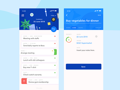 Daily Ui 42 | To Do challenge daily ui desk illustration list mobile note remind to do ui