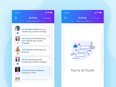 Daily Ui 47 | Activity Feed