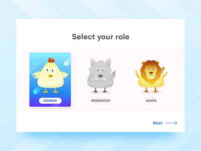Daily Ui 64 | Select User Type