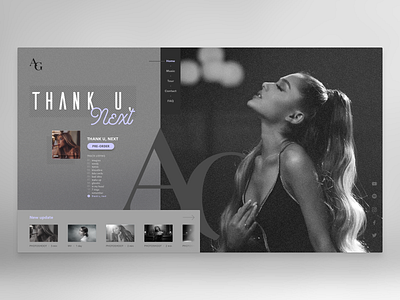 Daily Ui 75: Pre-Order album buy buyer challenge daily ui design gray grey grid minimal mono monochrome music order pre order trend ui web website