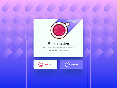 Daily Ui 78: Pending Invitation app challenge daily ui design flat gradient gradientguru icon illustration interface invitation minimal mobile pending invitation ui