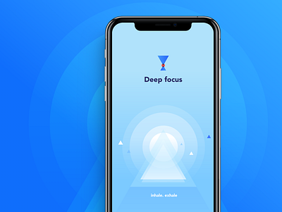 Daily Ui 93: Splash Screen app challenge daily ui design focus illustration interface meditation minimal mobile splash screen ui ui ux vector