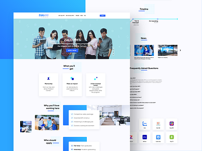 Trainee Landing Page