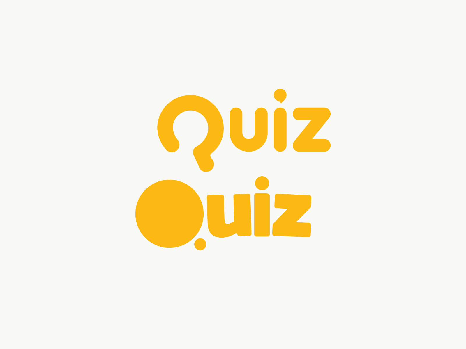 Quiz Logo by Leo on Dribbble