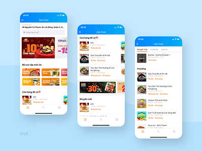 Food Delivery Home design food home listing ui uiux ux vietnam