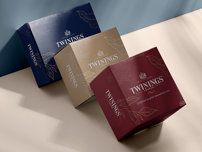 Twinings packaging design