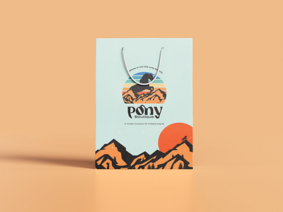 Pony boutique pack branding design graphic design illustration logo typography vector