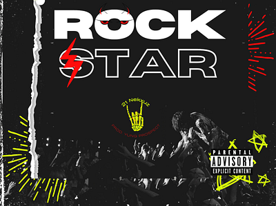 Rockstar single artcover design albumart graphic design music