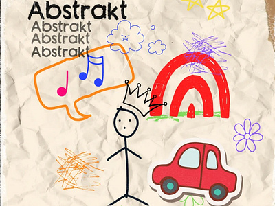 Abstrakt - Speaking in Music (EP Design) albumart albumcover graphic design music