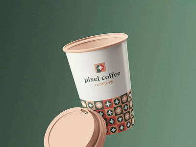 Pixel Coffee Roaster app app design branding design graphic design illustration label design logo product packaging ui ux vector