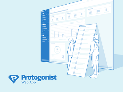Protogonist Web App Wireframe Kit