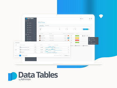 Adminian Data Tables admin adminian data tables e commerce prototype saas web web app