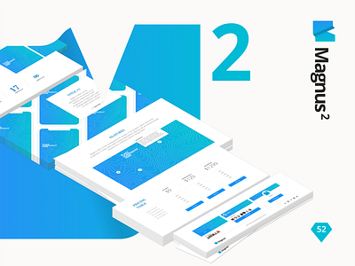 Magnus 2 | Set of 150+ Core UX Cards for the Landing Page magnus prototyping template ui kit ux