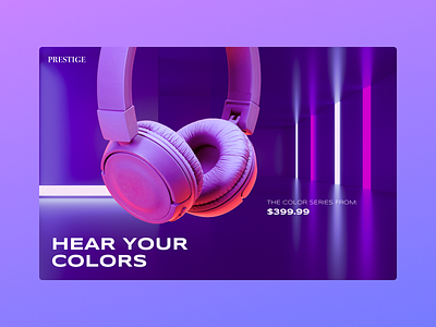 Website | Headphone promo graphic design illustration promo ui ui design website