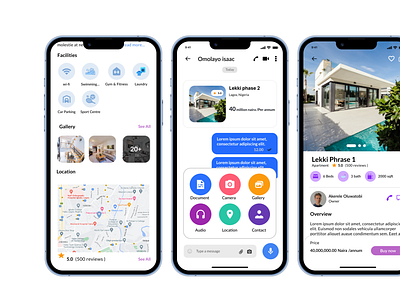 Real estate app app design real estate