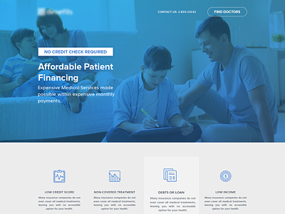 Medical Services landing page