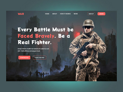 Games Streaming Landing Page