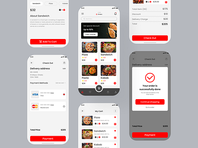 Restauranr Food Delivery App abobe xd apps delivery dersign figma food food delivery foods ios app landing page mobile app mobile app design restaurant ui ui design uiux uiux design ux webdesign website