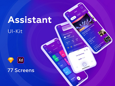 Assistant UI Kit app interface ios kit ui ux