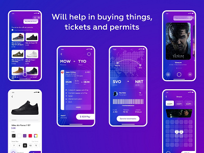 Assistant UI Kit app buy interface ios kit tiket travel ui ux