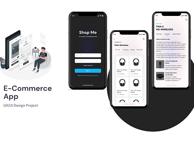 E-commerce App | UX/UI Design Project