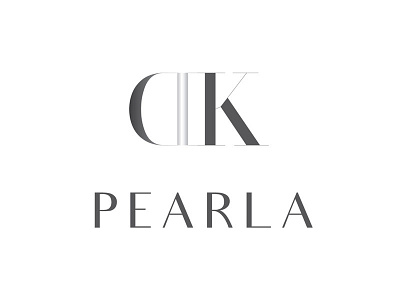 DK Pearla Logo Design elegant design fashion jewellery brand logo design simple design