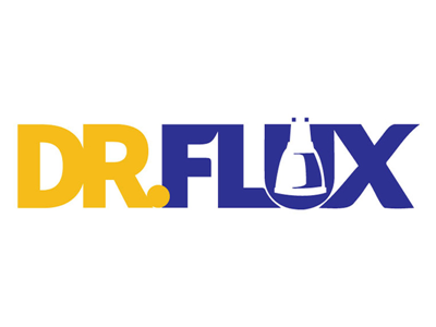 Dr. Flux Logo Design illustration logo design