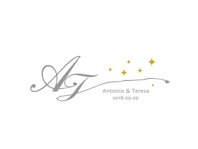 A&T Wedding Logo Design